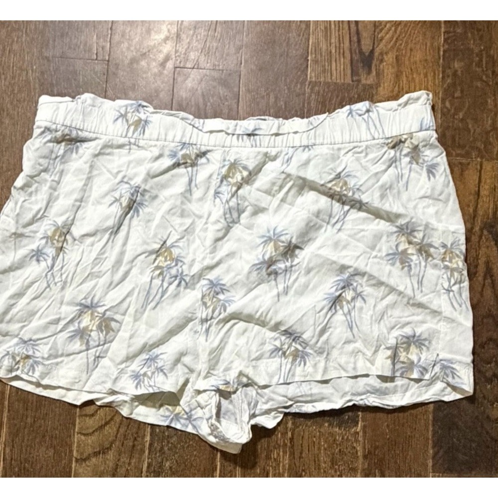 Banana Republic Women's Floral Lounge Shorts Size XL Resort Vacation